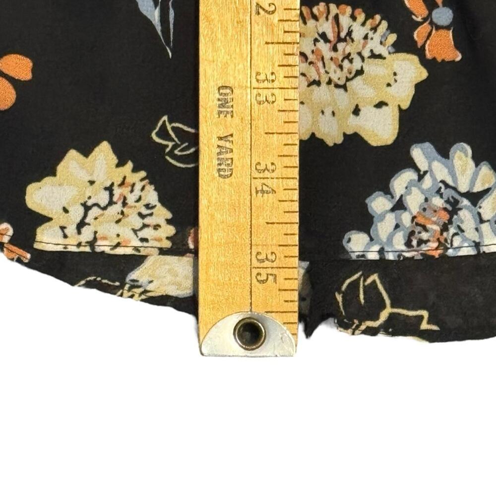 Marc New York Tiered Maxi Skirt  Size XL Flowy Tiered Black Boho Cottagecore - Picture 7 of 9
